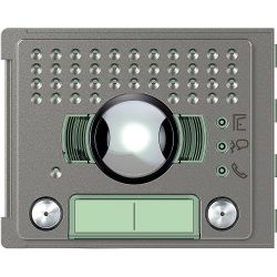 Bticino 351325. Front wide angle audio/video module 2 buttons/2 columns SFERA ROBUR.