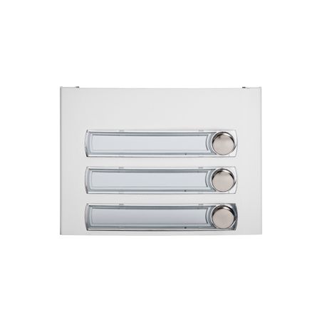 Tegui 375130. Façade pour module de boutons-poussoirs SÉRIE7 conçue avec 3 boutons-poussoirs et 1 colonne