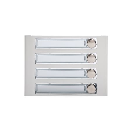 Tegui 375140. Façade pour module de boutons-poussoirs SÉRIE7 conçue avec 4 boutons-poussoirs et 1 colonne