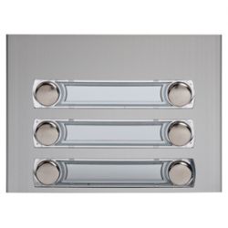 Tegui 375260. Façade pour module de boutons-poussoirs SÉRIE7 conçu avec 6 boutons-poussoirs et 2 colonnes