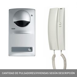 Tegui 375770. Kits áudio analógicos de 2 fios compostos por botoneira SÉRIE 7 e telefone Instalação da…