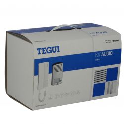 Tegui 378161. Kit de intercomunicação de 2 fios para habitação unifamiliar composto por um telefone SÉRIE 8…