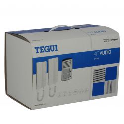 Tegui 378162. Kit de portero 2 hilos para vivienda bifamiliar compuesto de dos teléfonos SERIE 8 para la…