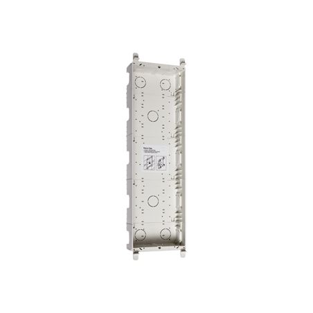 Tegui 375604. 4-module flush-mount box, SERIES 7, 125 x 419 x 57.5mm for video intercom installation.