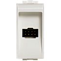 Bticino 336982. White 8-way Livinglight socket for desktop installation of prepared interior units and concierge…