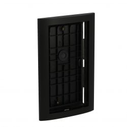Bticino 343063. Flush mounting frame for Line 3000 exterior panels - Purchased separately - Black finish.