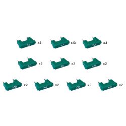 Bticino 306065. Coding kit consisting of 13 jumpers No. 1, 3 jumpers No. 2, 2 jumpers No. 3, 2 jumpers No