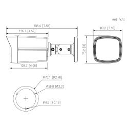 Dahua HAC-HFW1509TLM-IL-A-0280B-S2 Tubulaire HDCVI 4IN1 5M…