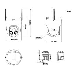 Dahua SD2A200HB-GN-AW-PV-S2 Caméra IP PT 2M H265 PLEINE COULEUR…