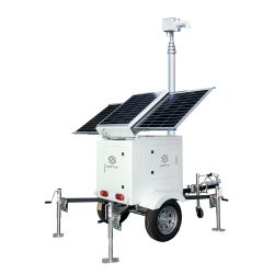 Safire SF-CCTVTRAILERPR07-2520WH - Trailer de alimentación autónoma para CCTV, Panel…