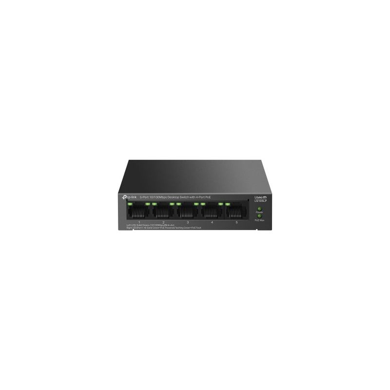 TP-LINK LS105LP TP-Link LiteWave LS105P. Tipo de switch: Não gerenciado