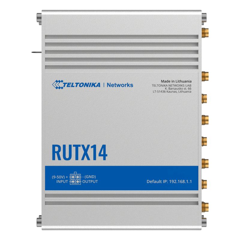 Teltonika TK-RUTX14 - Teltonika Router 4G Industrial, Módem 4G Cat 12 Dual…