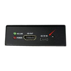 Drutp DR-UTP-4KBNC2HDMI Convertisseur avec entrée BNC (CVI TVI…