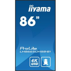 IIYAMA LH8665UHSB-B1 iiyama LH8665UHSB-B1. Conception du produit : conception de kiosque