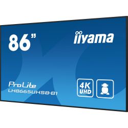 IIYAMA LH8665UHSB-B1 iiyama LH8665UHSB-B1. Conception du produit : conception de kiosque