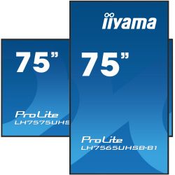 IIYAMA LH7565UHSB-B1 iiyama LH7565UHSB-B1. Design de produto: Design de quiosque