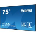 IIYAMA LH7565UHSB-B1 iiyama LH7565UHSB-B1. Design de produto: Design de quiosque