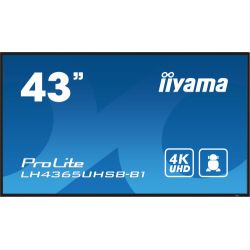 IIYAMA LH4365UHSB-B1 iiyama LH4365UHSB-B1. Design de produto: Design de quiosque