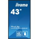 IIYAMA LH4365UHSB-B1 iiyama LH4365UHSB-B1. Design de produto: Design de quiosque