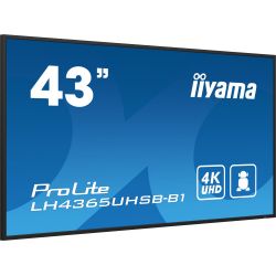 IIYAMA LH4365UHSB-B1 iiyama LH4365UHSB-B1. Design de produto: Design de quiosque