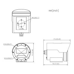 Dahua ECA3A1404-HNR-XB(304) Caméra antidéflagrante ATEX 4M…