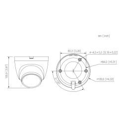 Dahua IPC-HDW2249T-S-LED-0280B Domo IP H265 2M FULL COLOR WDR…