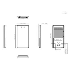 Dahua ASI8213S-W-V1 Leitor de toque LCD autônomo de 8 "com…