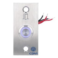 Cdvi BPNONFE Illuminated stainless steel exit button, includes…