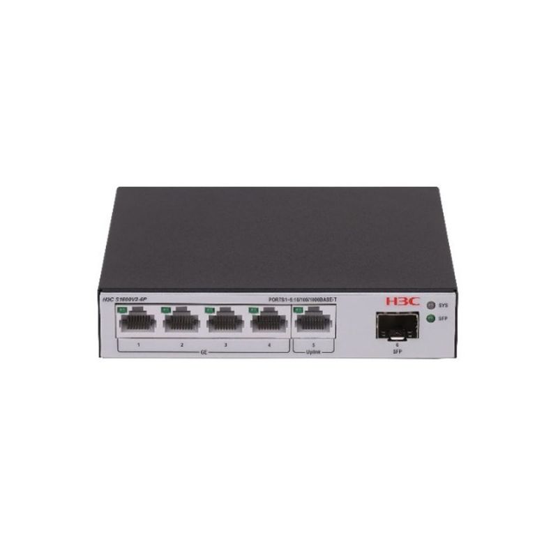 H3C LS-1600V2-6P Switch H3C L2 gestionable por web