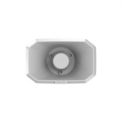 Wisenet SPA-H100W HANWHA VISION. Haut-parleur IP, 124 dB, plage de fréquences (-10 dB) : 650 Hz ~ 5,3 kHz, MP3, WAV, IP66, PoE+