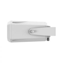 Wisenet SPA-H100W HANWHA VISION. Haut-parleur IP, 124 dB, plage de fréquences (-10 dB) : 650 Hz ~ 5,3 kHz, MP3, WAV, IP66, PoE+