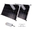 Safire SF-SOLARKIT-BATT-1920WH-24V - Sistema de alimentación autónoma para CCTV, 2x Panel…