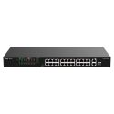 Reyee RG-ES126FGS-P - Reyee Switch PoE Sobremesa, 24 Puertos RJ45 + 1 Uplink…