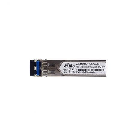 Wi-Tek WI-SFP20L-2.5G-20KM-I Módulo SFP Wi-Tek de fibra simple…