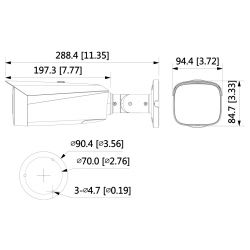 Dahua IPC-HFW3549T1-AS-PV-0360B-S4 Tubulaire IP TiOC 2.0 H265 5M…