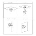 Dahua IPC-T4A-PV-0280B Dôme IP H265 4M double éclairage…