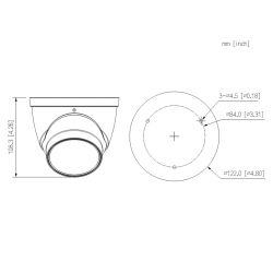 Dahua IPC-HDW5442T-ZE-S3 Dôme IP H265 4M WDR140dB Deeplight…