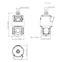 Dahua SDT4E425-4F-GB-A-PV1 Dôme IP double PTZ 4M+4M TiOC WDR…