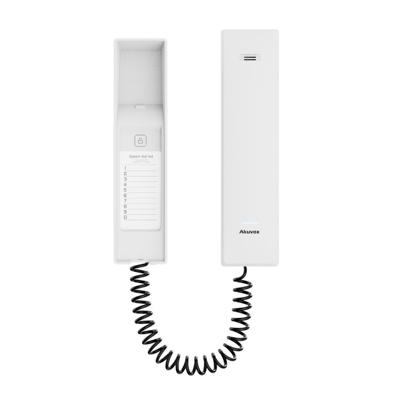 Akuvox AK-S560-WHITE - Telefonillo para videoportero, LED de estado y teclas…