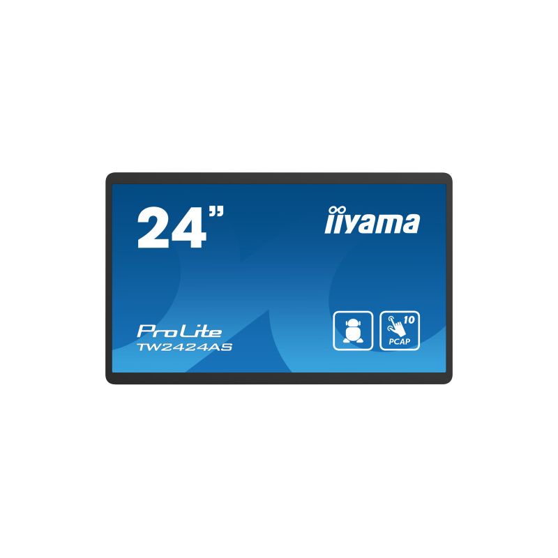 IIYAMA TW2424AS-B1 iiyama TW2424AS-B1. Design do produto: Tela plana para sinalização digital