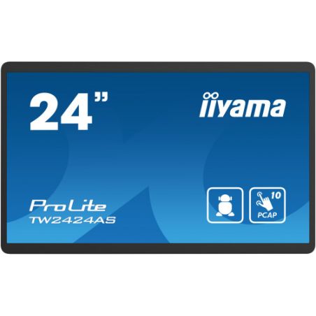 IIYAMA TW2424AS-B1 iiyama TW2424AS-B1. Design do produto: Tela plana para sinalização digital