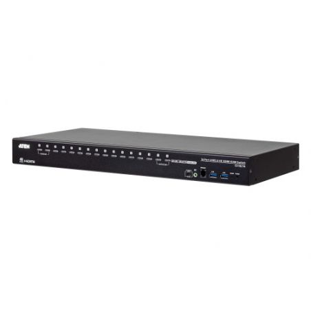 ATEN CS18216-AT-G The ATEN CS18216 16-Port 4K USB 3.0 HDMI KVM Switch allows you to efficiently…