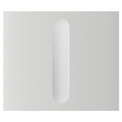 Ajax AJ-CENTERBUTTON-DIMMER-W-VERT - Panel táctil para interruptor de luz regulable,…