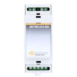 Cdvi SETMC433BD Émetteur RF pour montage sur rail DIN. 4 canaux