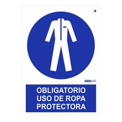 Implaser OB29-A4 Mandatory use of protective clothing sign…