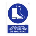 Implaser OB30-A4 Mandatory use of safety footwear sign 29.7x21cm