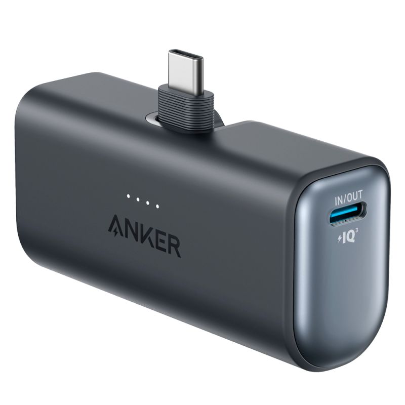 Anker ANK-1653-B - Anker mini Power bank, Capacidad 5000mAh, Entradas…