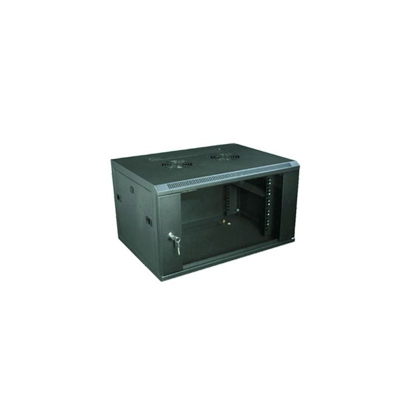 Bysecur BSC02922 6U 19" Rack Wall Cabinet disassembled. Measures 60 x 45