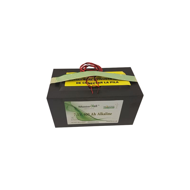 Bysecur MC-ZA400 Pile alcaline Zinc Air 7,5V 400Ah 3000W pour utilisation et secours