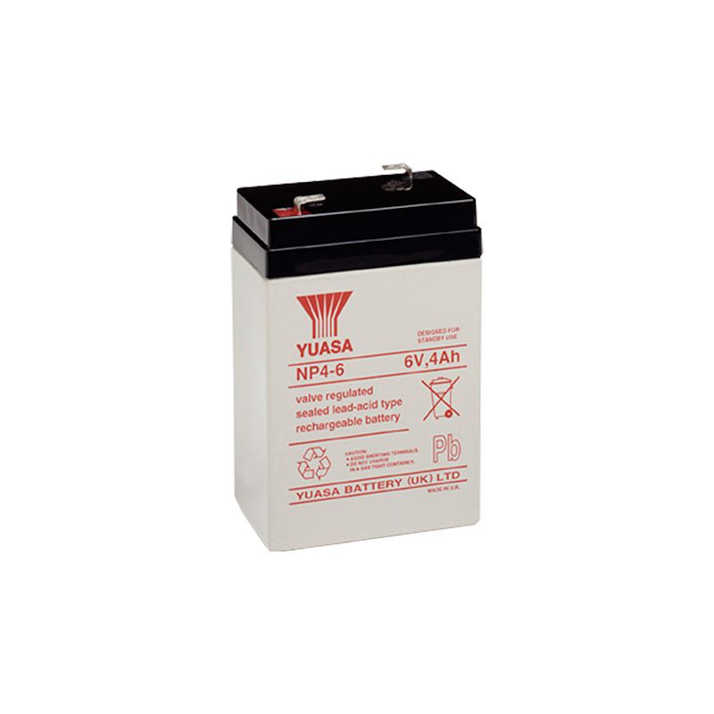 Kidde SC-006-004 6V 4Ah Sealed Lead Acid Rechargeable Battery (for SmartCell Control Panel)